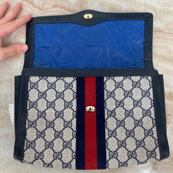 Gucci GG Web Clutch - Picture 2 of 8